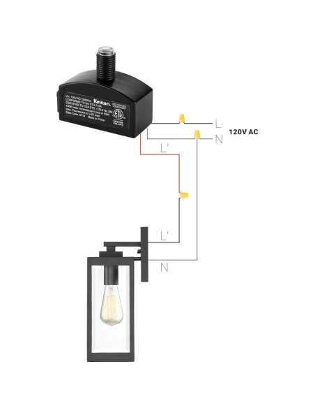 Sensor de Luz Fotocélula Keilton 120V CA Automático