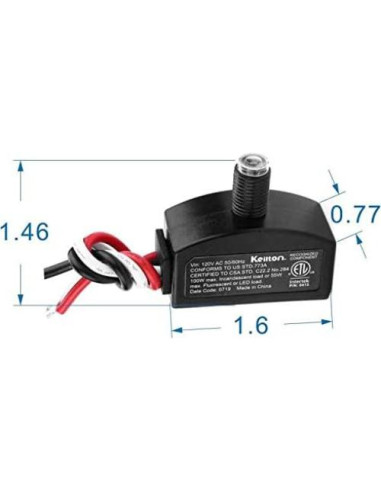 Sensor de Luz Fotocélula Keilton 120V CA Automático