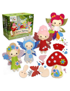 Kit de Costura CRAFTILOO Hadas - 5 Proyectos para Niñas