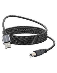 Cable de Impresora USB MOSWAG 1 Metro Alta Velocidad Negro