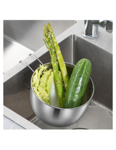 Colador Colgante Acero Inoxidable Jihocrex 21x10 cm Multifuncional