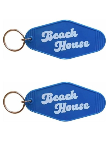 Llavero Casa de Playa 2 Pcs Plástico 4.57x11.43 cm Llavero Casa de Playa 2 Pcs Plástico 4.57x11.43 cm