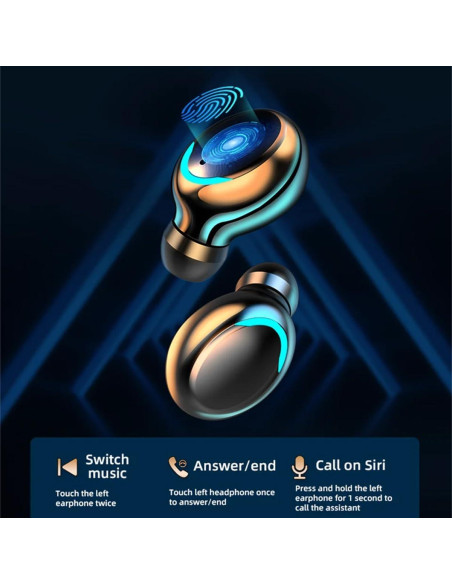Auriculares Inalámbricos Volt Plus F9 Bluetooth 5.3 IPX3 25h Auriculares Inalámbricos Volt Plus F9 Bluetooth 5.3 IPX3 25h
