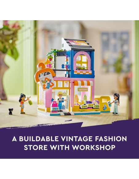 LEGO Friends Tienda de Moda Vintage 42614 - Juguete 409 Piezas LEGO Friends Tienda de Moda Vintage 42614 - Juguete 409 Piezas