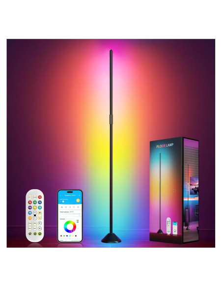 Lámpara de Pie Inteligente DAYBETTER 1200 Lúmenes RGB Ajustable