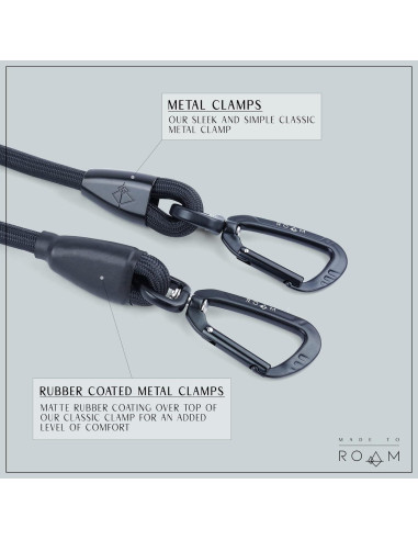 Correa para Perros MADE TO ROAM 1.22m Ultra Suave con Mosquetón