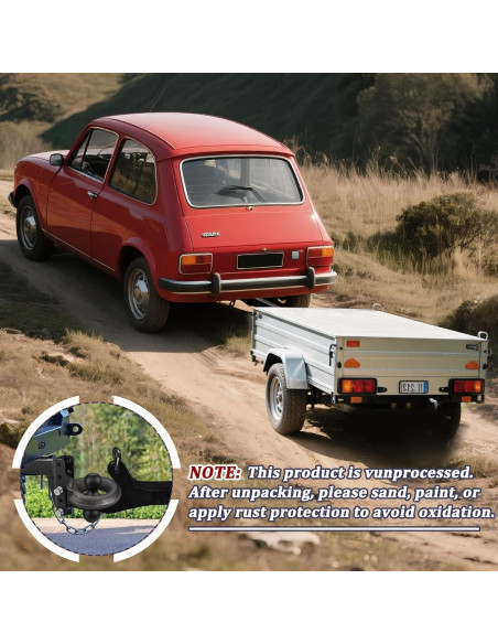 Anillo Lunette de Enganche Pintle GADFISH 7.62 cm Acero Forjado