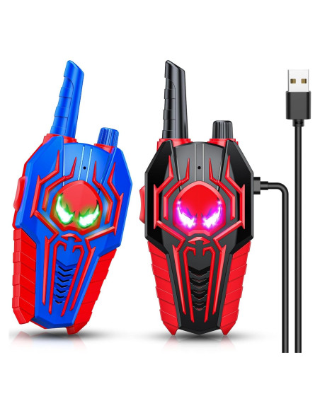 Walkie Talkies Recargables para Niños Evassal 2 Paquete Walkie Talkies Recargables para Niños Evassal 2 Paquete