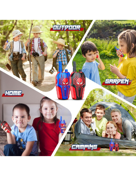 Walkie Talkies Recargables para Niños Evassal 2 Paquete Walkie Talkies Recargables para Niños Evassal 2 Paquete