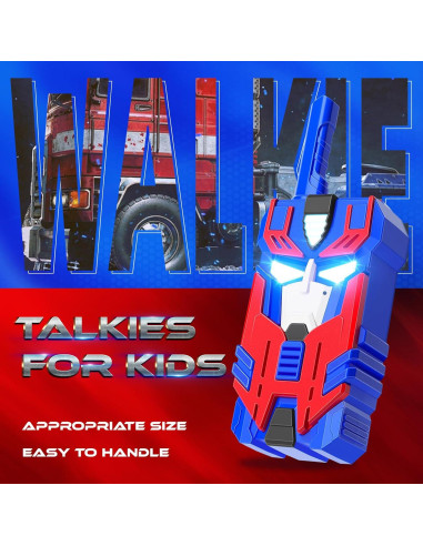 Walkie Talkies para Niños BTMBORY Robot Líder Azul 2 Piezas