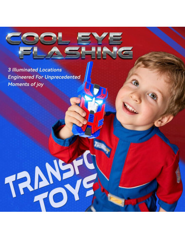 Walkie Talkies para Niños BTMBORY Robot Líder Azul 2 Piezas