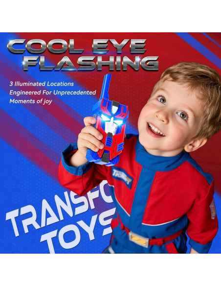 Walkie Talkies para Niños BTMBORY Robot Líder Azul 2 Piezas