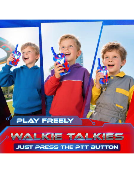 Walkie Talkies para Niños BTMBORY Robot Líder Azul 2 Piezas