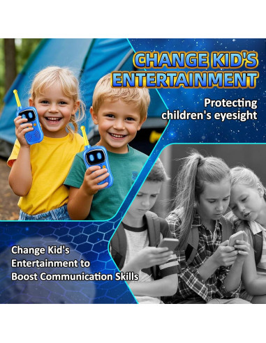 Walkie Talkies Robot Astronauta 2Pack - Rango 914m - Juguetes
