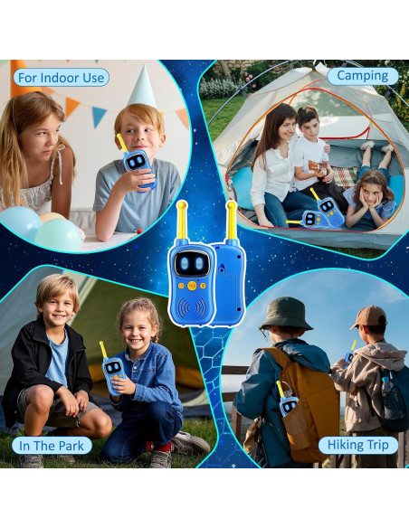 Walkie Talkies Robot Astronauta 2Pack - Rango 914m - Juguetes