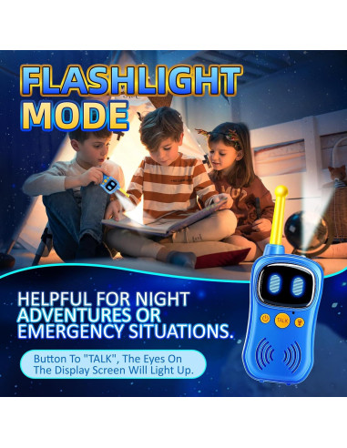 Walkie Talkies Robot Astronauta 2Pack - Rango 914m - Juguetes