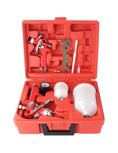 Juego de Pistola de Pintura HVLP Colodsuhey 2 Piezas 0.8mm 1.4mm