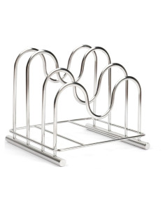 Soporte Organizador de Tablas de Cortar LENITH Acero Inoxidable