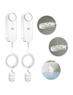 Detector de Fugas de Agua Daytech 2 Paquete 100dB Alarma