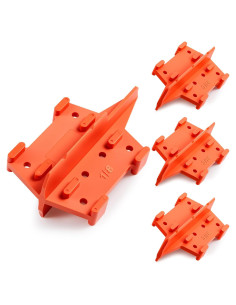 4 Espaciadores de Deck Naranja CroBlissful 1/8" y 3/16"