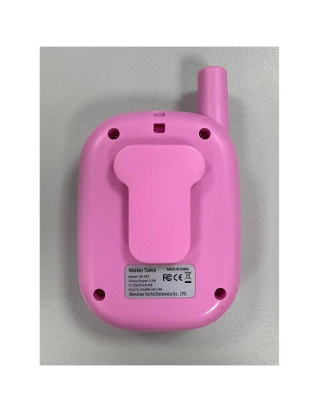 Walkie Talkies para Niños BUKEWIT 2Pack Rosa Azul 304.8m