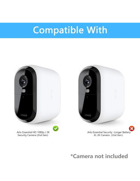 Funda de Silicona Impermeable OkeMeeo para Arlo Essential 2da Generación