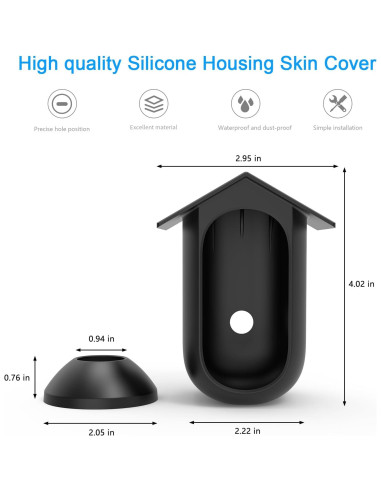 Funda de Silicona Impermeable OkeMeeo para Arlo Essential 2da Generación