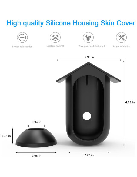 Funda de Silicona Impermeable OkeMeeo para Arlo Essential 2da Generación