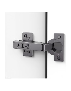 Paquete de 10 Bisagras Ocultas Chibery Titanio Negro 3D