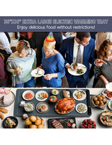 Almohadilla Térmica Eléctrica XXL NLDFBFSH 91x40cm 6 Temperaturas