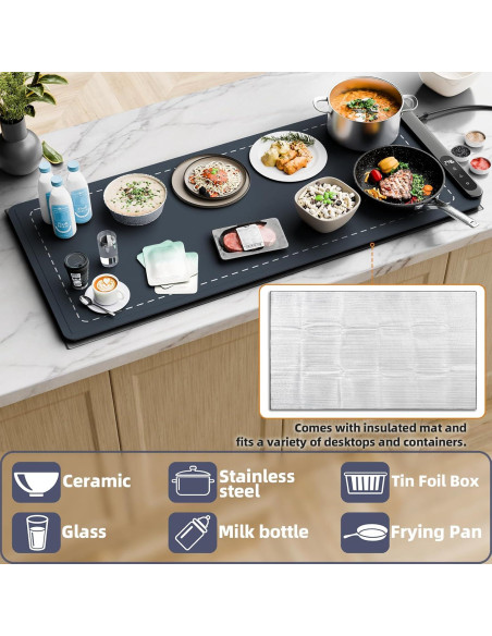 Almohadilla Térmica Eléctrica XXL NLDFBFSH 91x40cm 6 Temperaturas