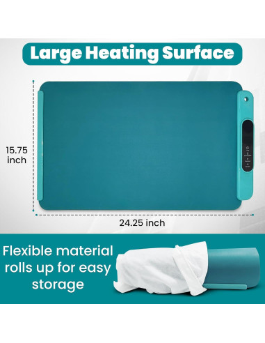 Alfombrilla Calentadora de Comida TOKTE 24" Eléctrica 9 Temperaturas