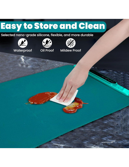 Alfombrilla Calentadora de Comida TOKTE 24" Eléctrica 9 Temperaturas