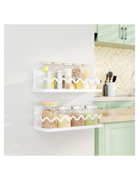 Estante Magnético para Especias Yanone - Set XXL Blanco