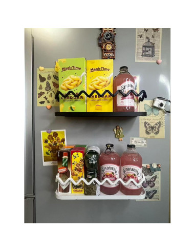 Estante Magnético para Especias Yanone - Set XXL Blanco