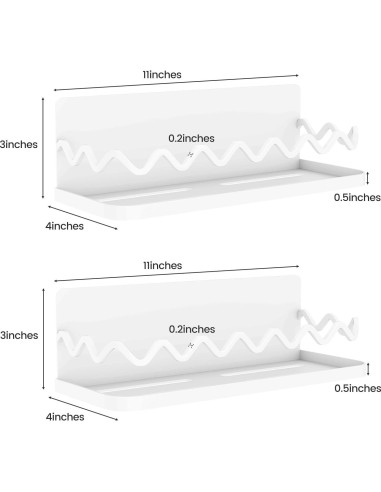 Estante Magnético para Especias Yanone - Set XXL Blanco