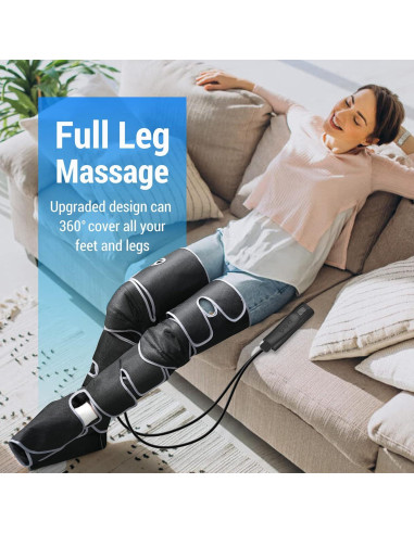 Masajeador de Piernas Comfier con Calor y Compresión 3 Modos