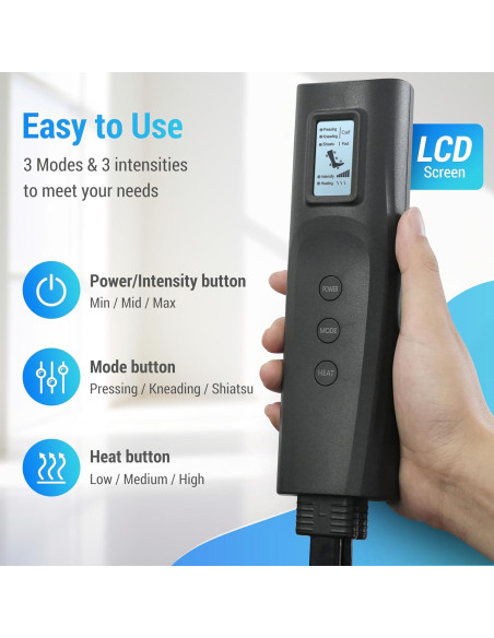 Masajeador de Piernas Comfier con Calor y Compresión 3 Modos