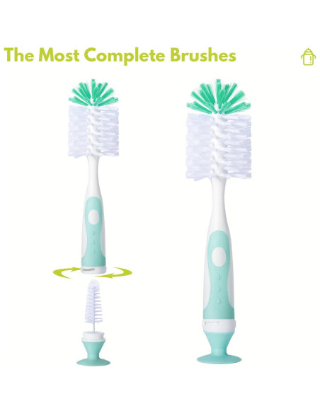 Paquete de 2 Cepillos para Biberones Carebabymore 25.9 cm