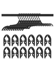 Percha Plegable de Viaje Heshebuy Multifuncional Negra