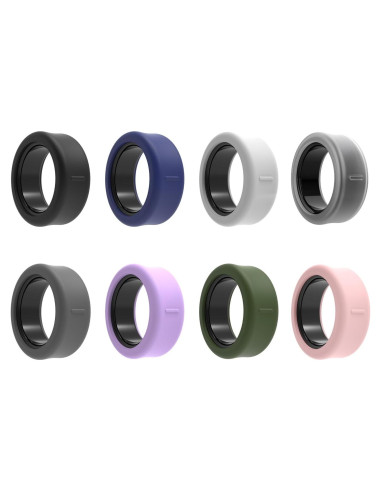 Paquete de 8 fundas de silicona para Oura Ring Gen 3/4 y Galaxy Ring