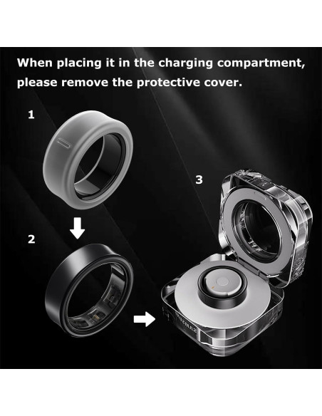 Paquete de 8 fundas de silicona para Oura Ring Gen 3/4 y Galaxy Ring