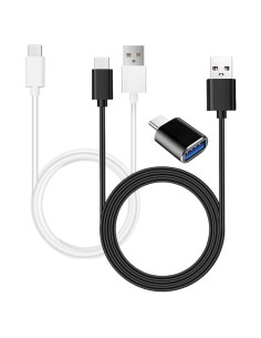 Paquete de 2 Cables de Carga Type-C Xinya 1.0m y 0.6m