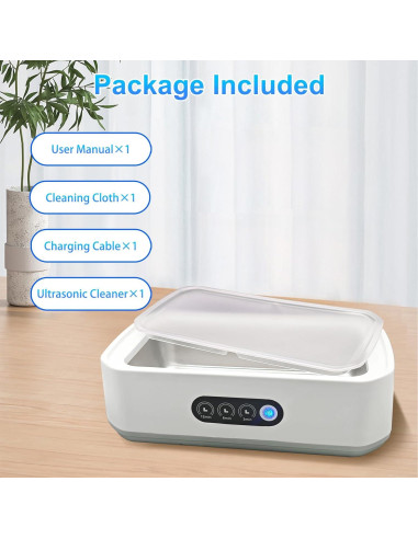 Limpiador Ultrasónico de Joyas AIJIAXING 650ml 48kHz
