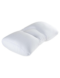 Cojín de Microperlas Lavish Home Estándar Blanco 52x28cm