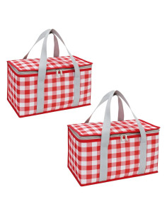 Bolsa de Picnic Aislada JSLYNB 24L Reutilizable para Comida