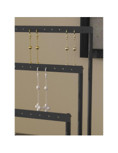 Soporte Organizador de Pendientes Coward 3 Niveles Metal Negro 2