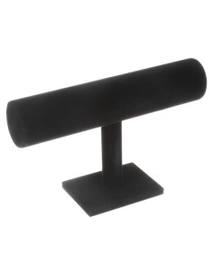 Soporte de Joyería T-Bar TENINYU Terciopelo Negro 22.86x13.97cm
