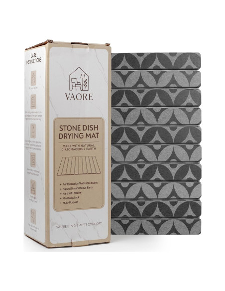 Alfombrilla de Secado de Piedra Diatomácea 60x39 cm Ecológica