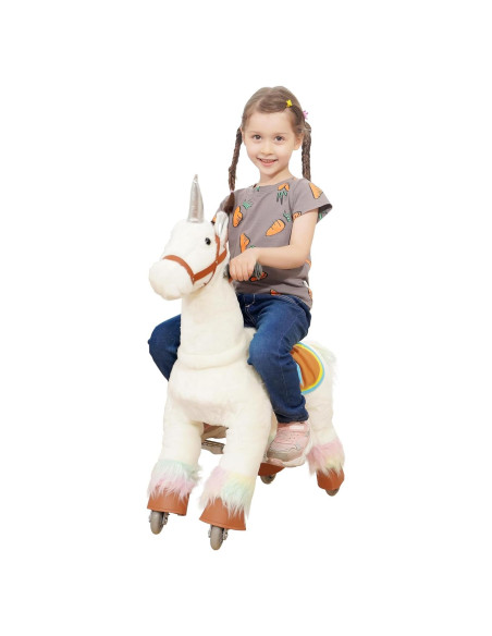 PonyFunny Unicornio de Montar para Bebés 6.31 kg 66x31x72 cm